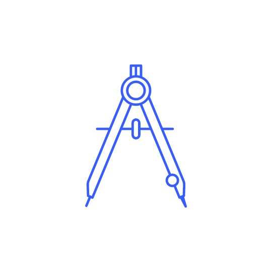 Da Vinci School - Hello Geometry - drawing compass icon